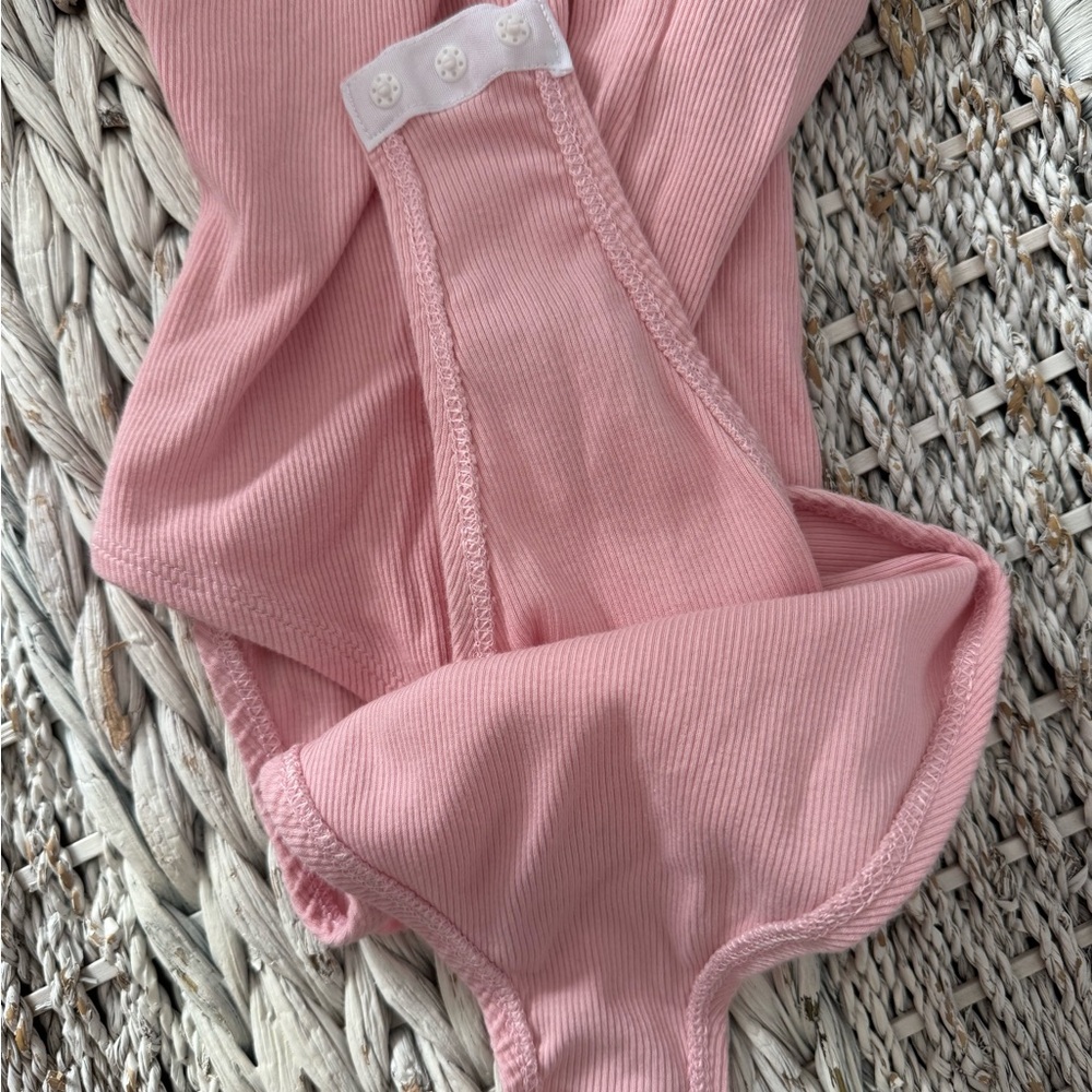 Pink Collared Bodysuit - Picture 4 of 4